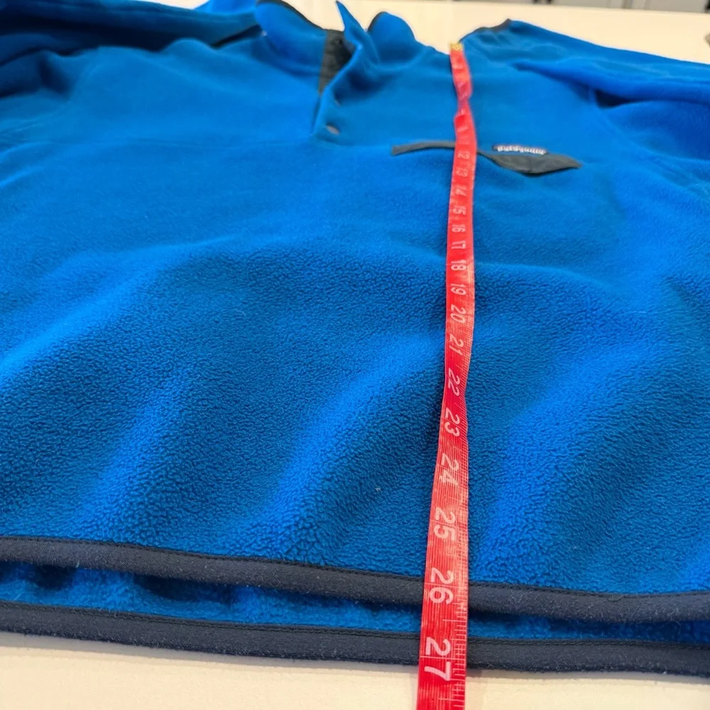 Vintage Patagonia Synchilla Blue Fleece Snap Pullover Size‎ Men’s Medium